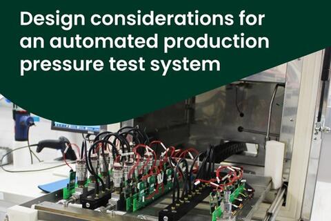 Design considerations for an automated production pressure test system

